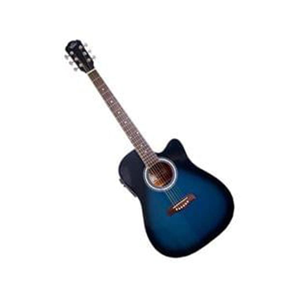 Washburn Electro Acoustic Guitars Washburn OD45CEBLBPAK Electro Acoustic Guitar