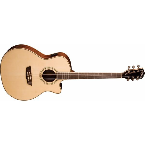 washburn electro acoustic guitars washburn wcg18ce comfort grand auditorium acoustic electric guitar