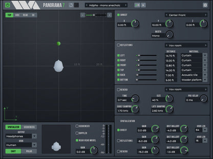 WAVE ARTS Virtual Processors Wave Arts Panorama 7 Stereo Imaging