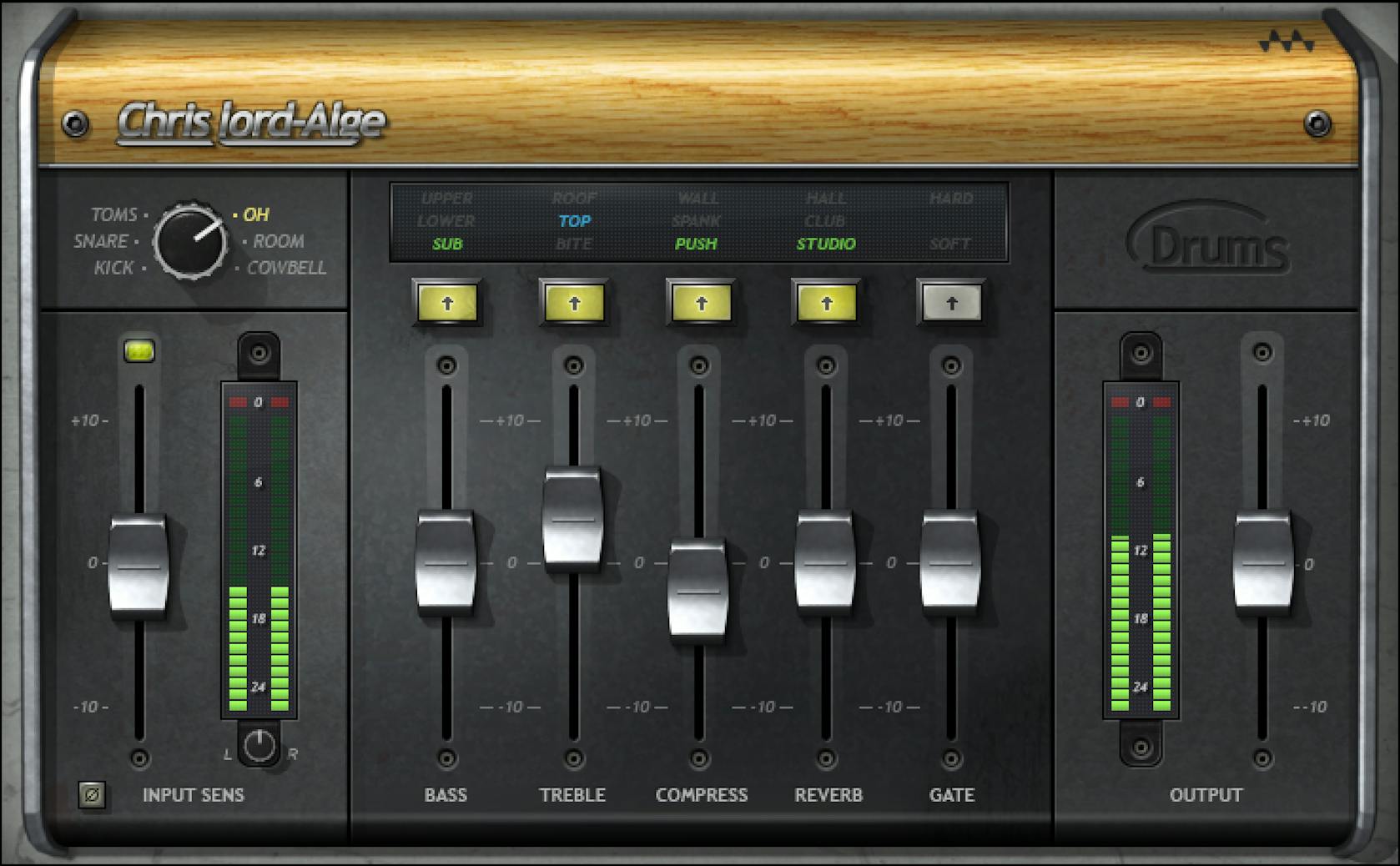 WAVES Virtual Instruments Waves CLA Drums: Drum Plugin