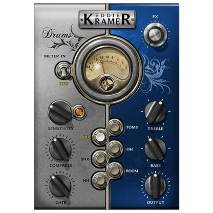 WAVES Virtual Instruments Waves Eddie Kramer Drum Channel: Drum Channel Plugin