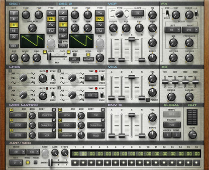 WAVES Virtual Instruments Waves Element 2.0 Virtual Analog Synth: Virtual Analog Synthesizer – Professional Audio Software & Plugin