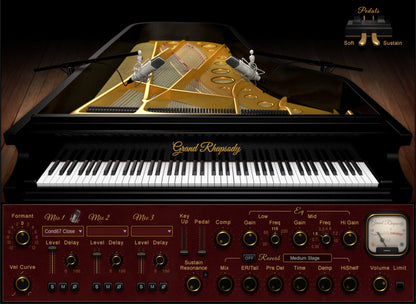 WAVES Virtual Instruments Waves Grand Rhapsody Piano: Grand Piano – Professional Audio Software & Plugin