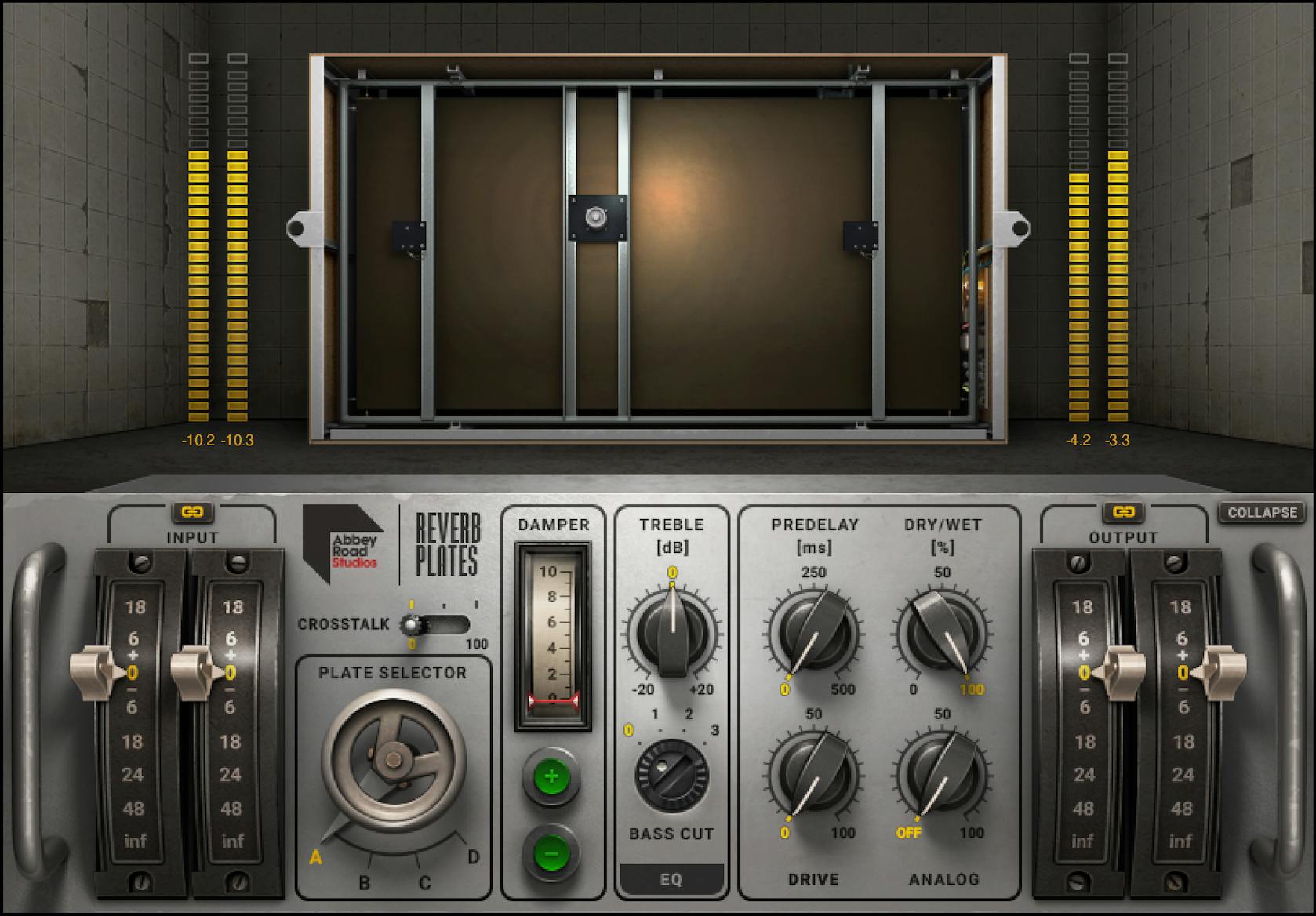 WAVES Virtual Processors Waves Abbey Road Reverb Plates: Reverb Plugin