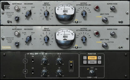 WAVES Virtual Processors Waves Abbey Road RS124 Compressor: Compressor Plugin