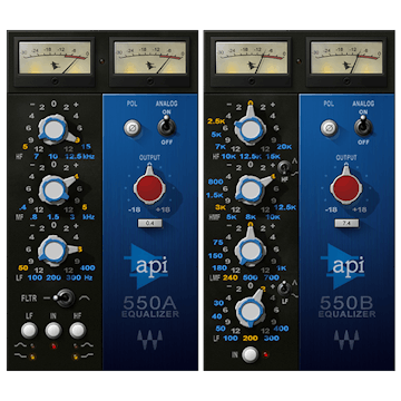 WAVES Virtual Processors Waves API 550: Equalizer Plugin