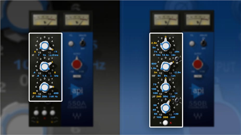 WAVES Virtual Processors Waves API 550: Equalizer Plugin