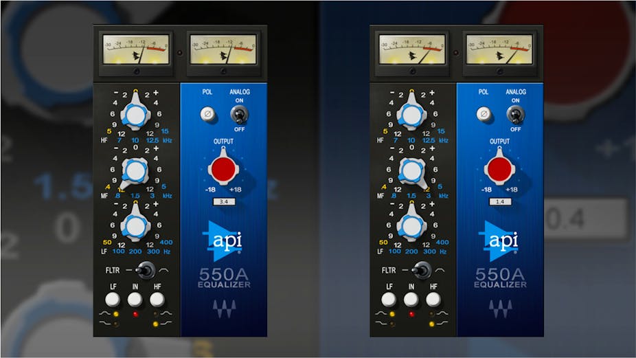 WAVES Virtual Processors Waves API 550: Equalizer Plugin