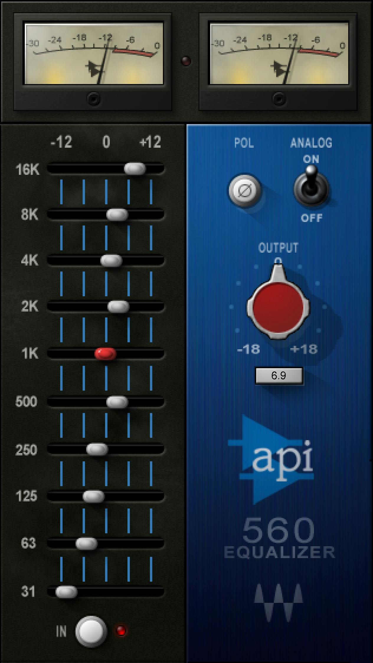 WAVES Virtual Processors Waves API 560: Equalizer Plugin