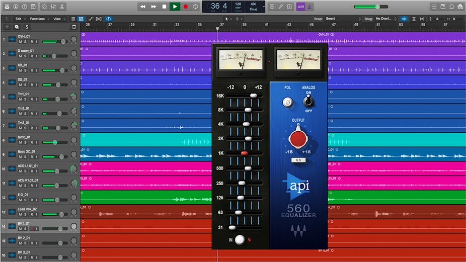 WAVES Virtual Processors Waves API 560: Equalizer Plugin