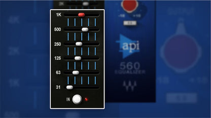 WAVES Virtual Processors Waves API 560: Equalizer Plugin