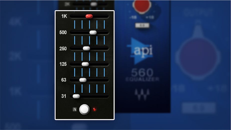 WAVES Virtual Processors Waves API 560: Equalizer Plugin