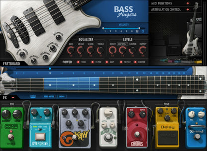 WAVES Virtual Processors Waves Bass Fingers: Bass Instrument
