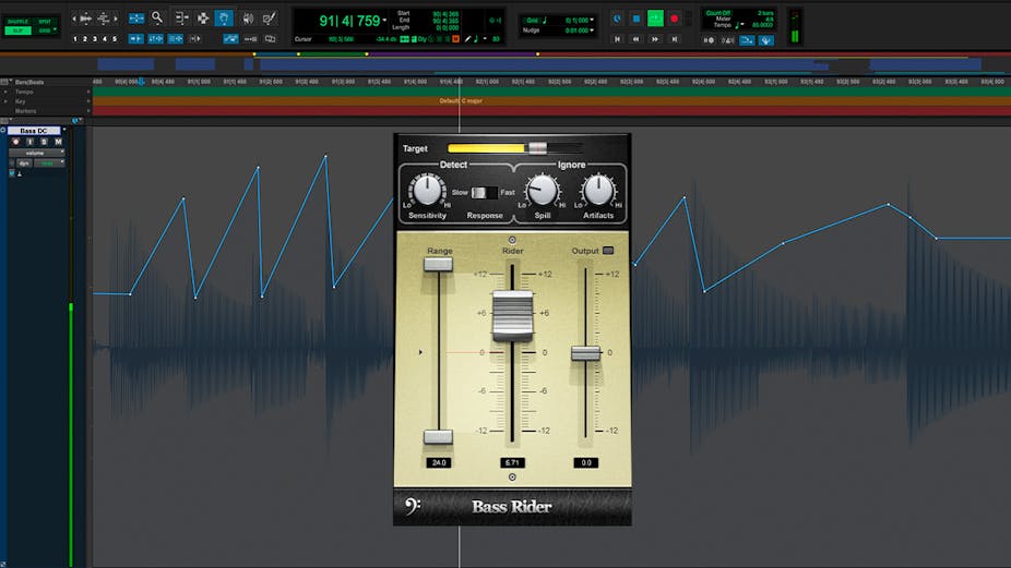 WAVES Virtual Processors Waves Bass Rider: Bass Dynamics Plugin