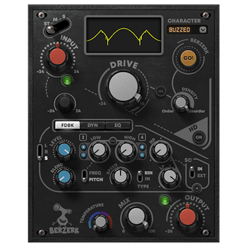 WAVES Virtual Processors Waves Berzerk Distortion: Distortion Plugin