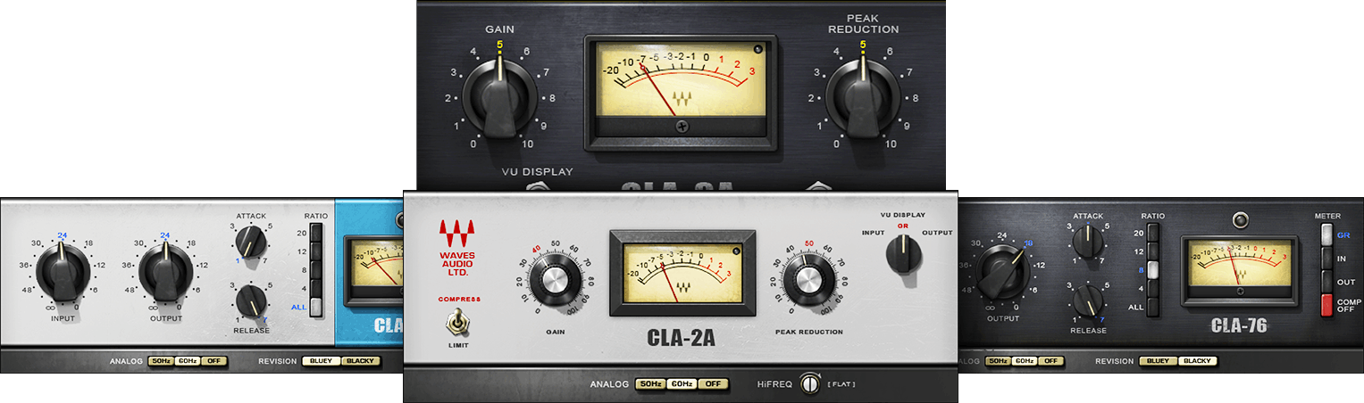 WAVES Virtual Processors Waves CLA Classic Compressors: Compressor Plugin Bundle