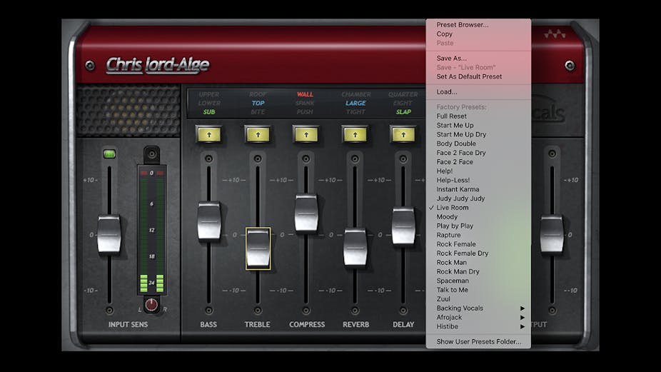 WAVES Virtual Processors Waves CLA Vocals: Vocal Plugin