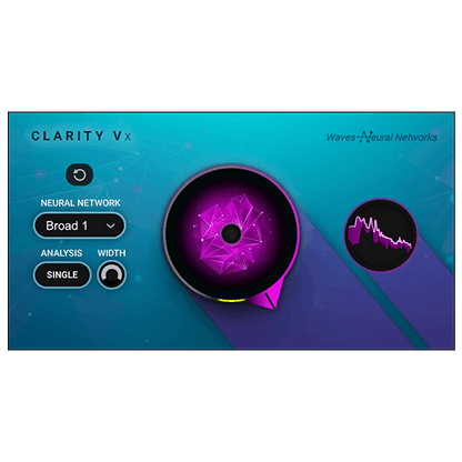 WAVES Virtual Processors Waves Clarity Vx: De-Reverb Plugin