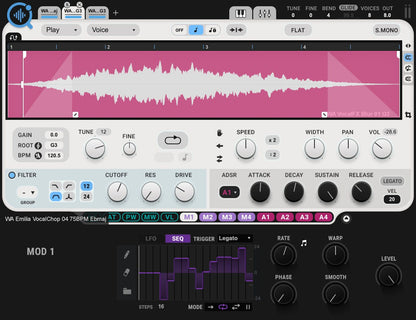WAVES Virtual Processors Waves CR8 Creative Sampler: Sampler – Professional Audio Software & Plugin