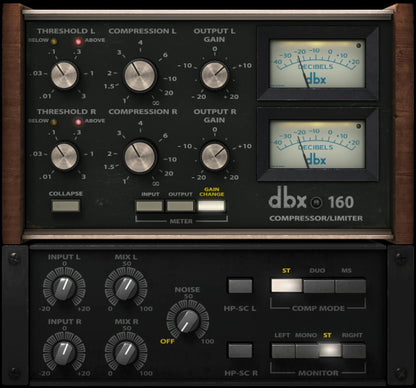 WAVES Virtual Processors Waves dbx 160 Compressor / Limiter: Compressor/Limiter Plugin