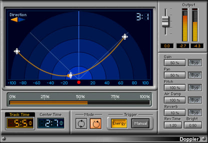 WAVES Virtual Processors Waves Doppler: Doppler Effect Plugin