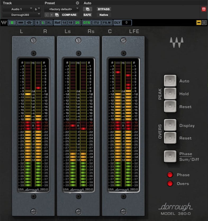 WAVES Virtual Processors Waves Dorrough Surround: Surround Plugin