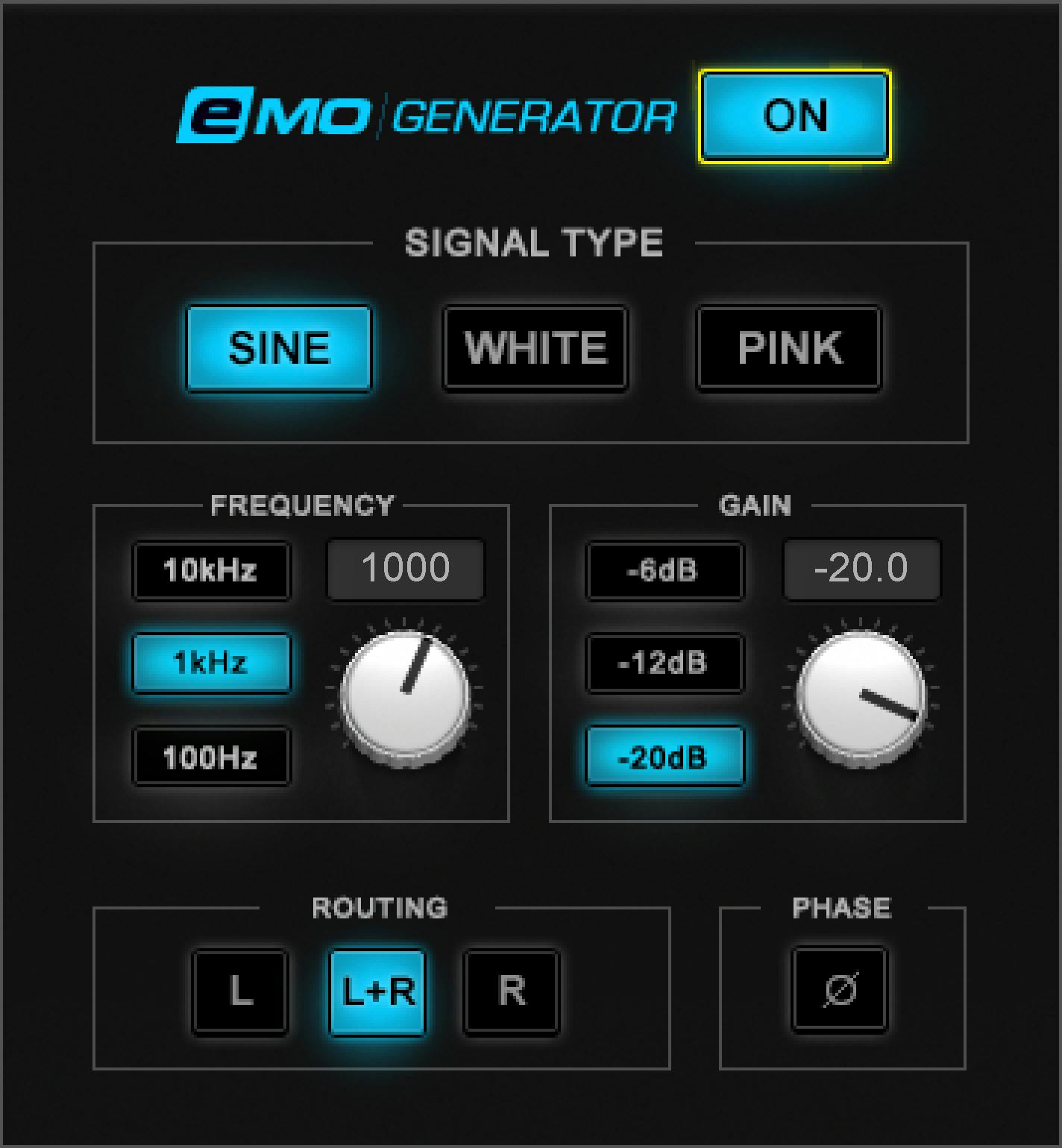 WAVES Virtual Processors Waves eMo Generator: Audio Generation Plugin