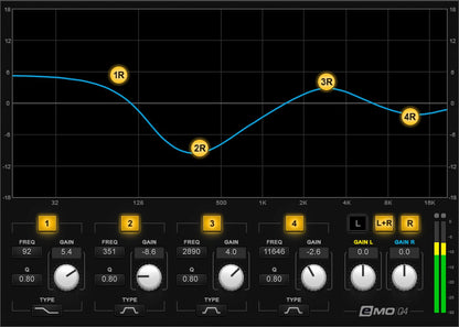 WAVES Virtual Processors Waves eMo Q4 Equalizer: Equalizer Plugin