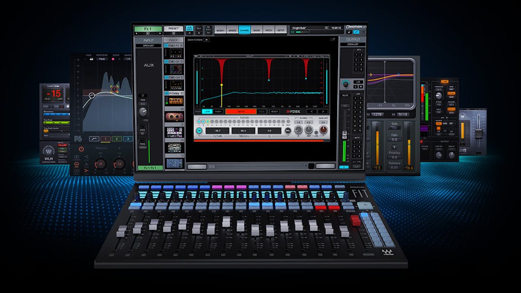 WAVES Virtual Processors Waves eMotion LV1 Live Mixer – 64 Stereo Channels: Live Mixer Software