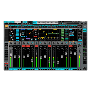 WAVES Virtual Processors Waves eMotion LV1 Live Mixer – 64 Stereo Channels: Live Mixer Software – Professional Audio Software & Plugin