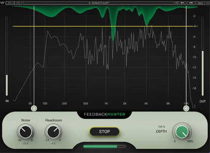 WAVES Virtual Processors Waves Feedback Hunter: Feedback Eliminator Plugin