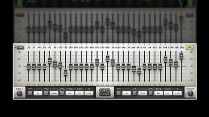 WAVES Virtual Processors Waves GEQ Graphic Equalizer: Graphic Equalizer Plugin