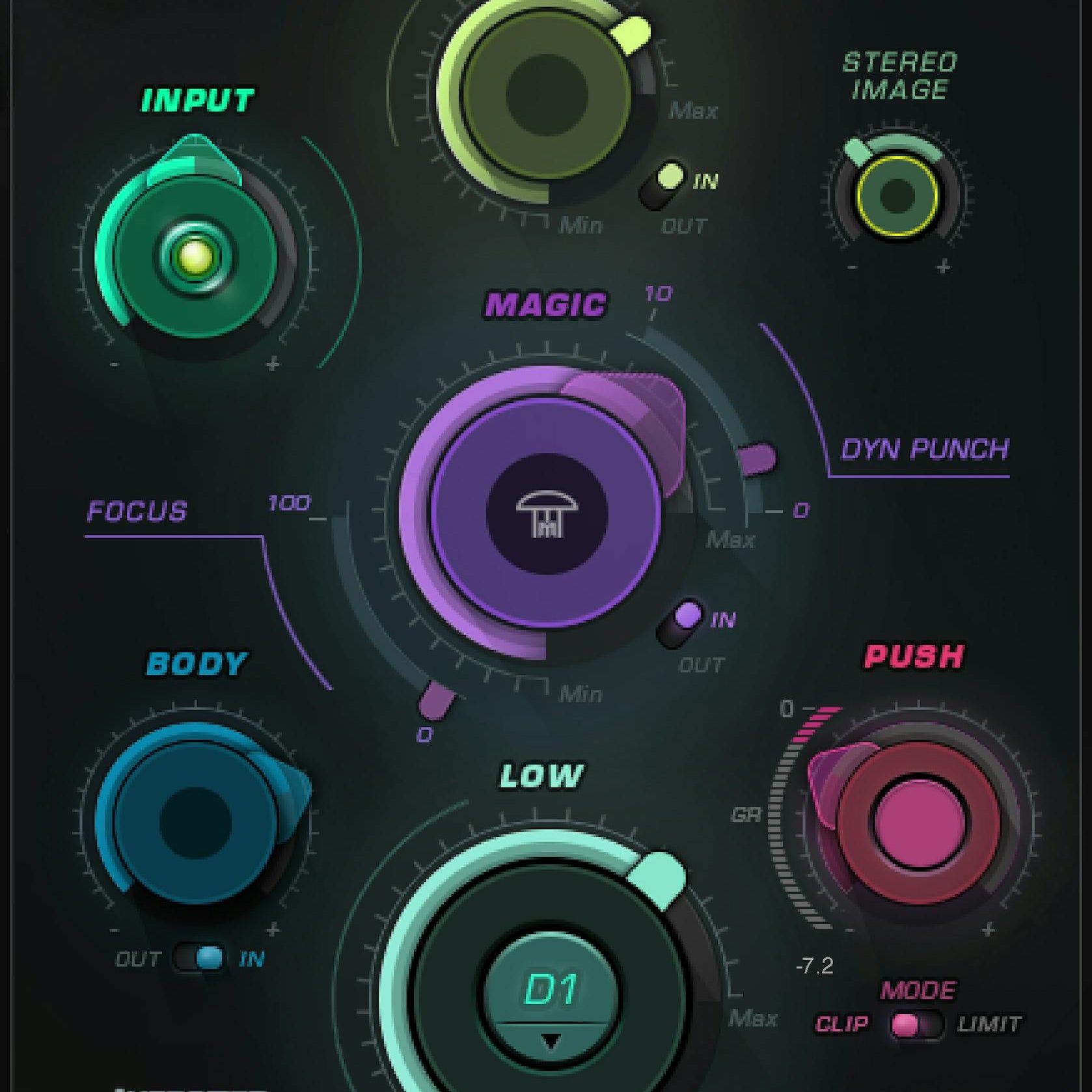 WAVES Virtual Processors Waves Infected Mushroom Pusher: Distortion Plugin