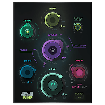 WAVES Virtual Processors Waves Infected Mushroom Pusher: Distortion Plugin