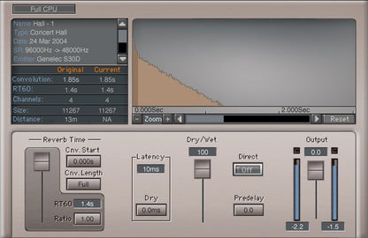 WAVES Virtual Processors Waves IR-L Convolution Reverb: Convolution Reverb Plugin