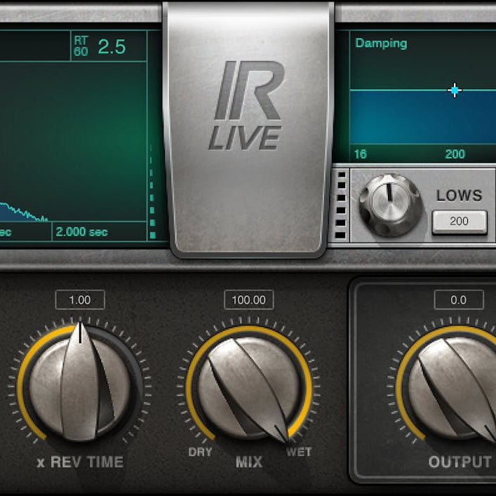 WAVES Virtual Processors Waves IR-Live Convolution Reverb: Convolution Reverb Plugin