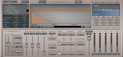 WAVES Virtual Processors Waves IR360 Convolution Reverb: Convolution Reverb Plugin
