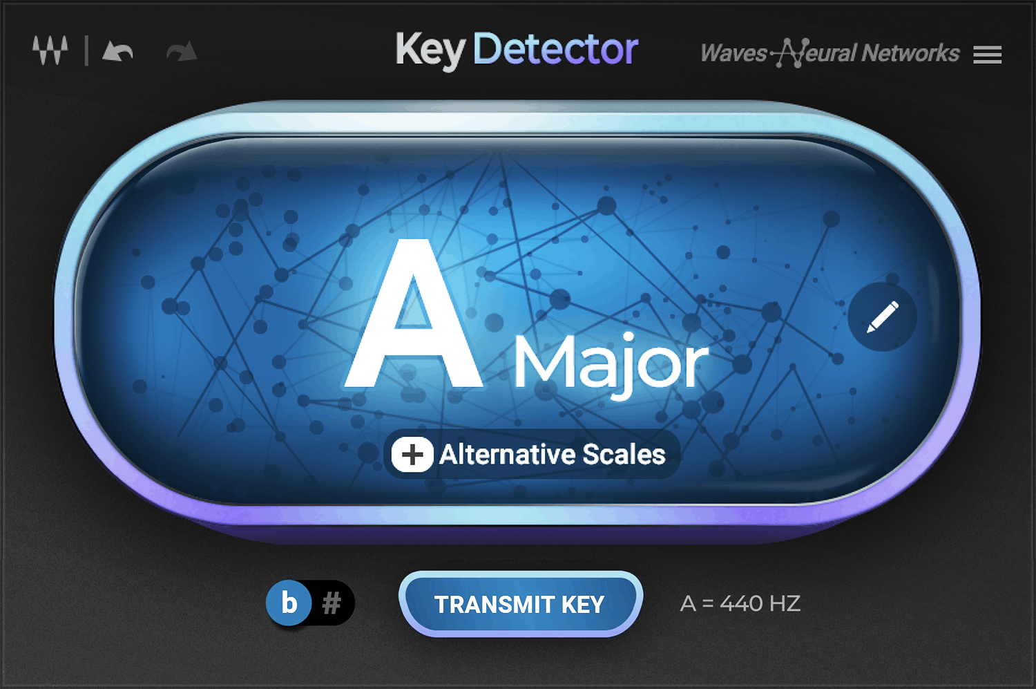 WAVES Virtual Processors Waves Key Detector: Key Detection Plugin