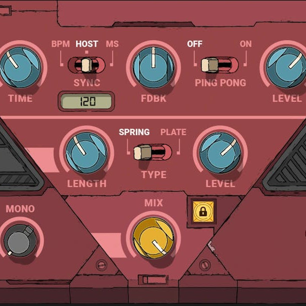 WAVES Virtual Processors Waves Lofi Space: Lo-Fi Reverb Plugin