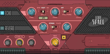 WAVES Virtual Processors Waves Lofi Space: Lo-Fi Reverb Plugin