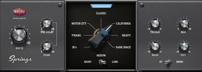 WAVES Virtual Processors Waves Magma Springs: Reverb Plugin