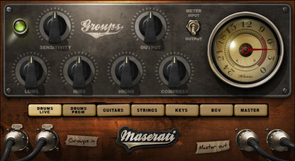WAVES Virtual Processors Waves Maserati GRP: Reverb Plugin