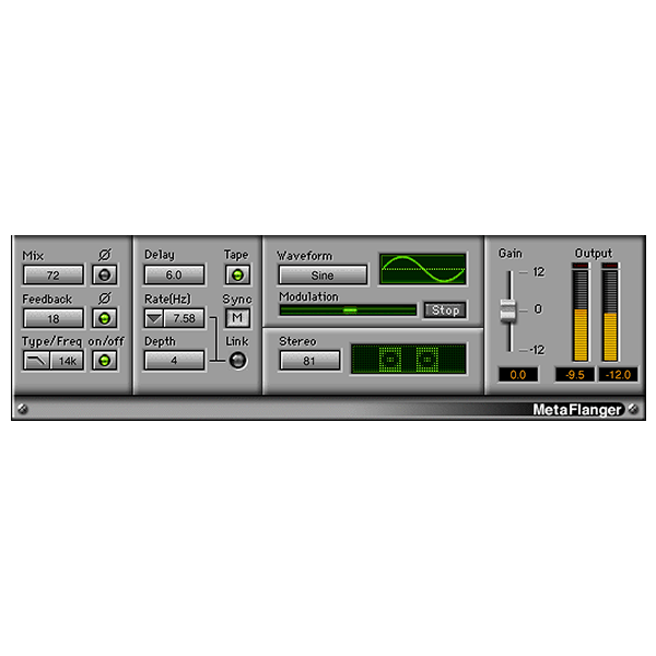 WAVES Virtual Processors Waves MetaFlanger: Flanger Plugin