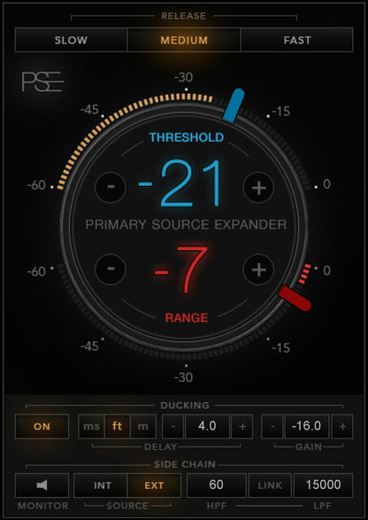 WAVES Virtual Processors Waves Primary Source Expander: Expander Plugin