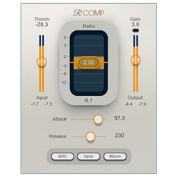 WAVES Virtual Processors Waves Renaissance Compressor: Compressor Plugin
