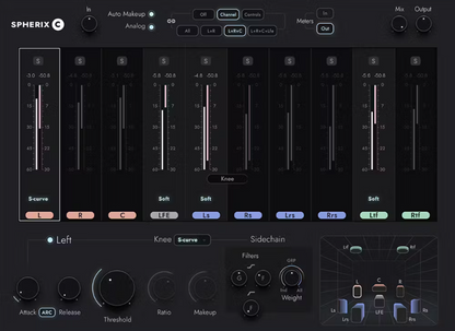 WAVES Virtual Processors Waves Spherix Immersive Compressor & Limiter: Compressor/Limiter Plugin