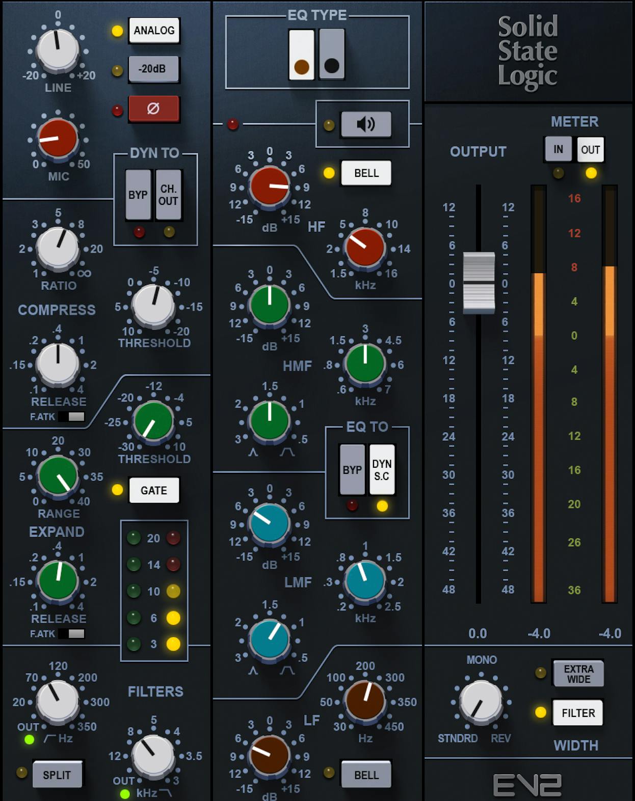 WAVES Virtual Processors Waves SSL EV2 Channel: Channel Strip Plugin
