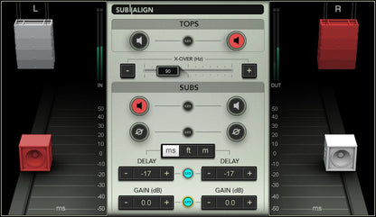 WAVES Virtual Processors Waves Sub Align: Alignment Plugin