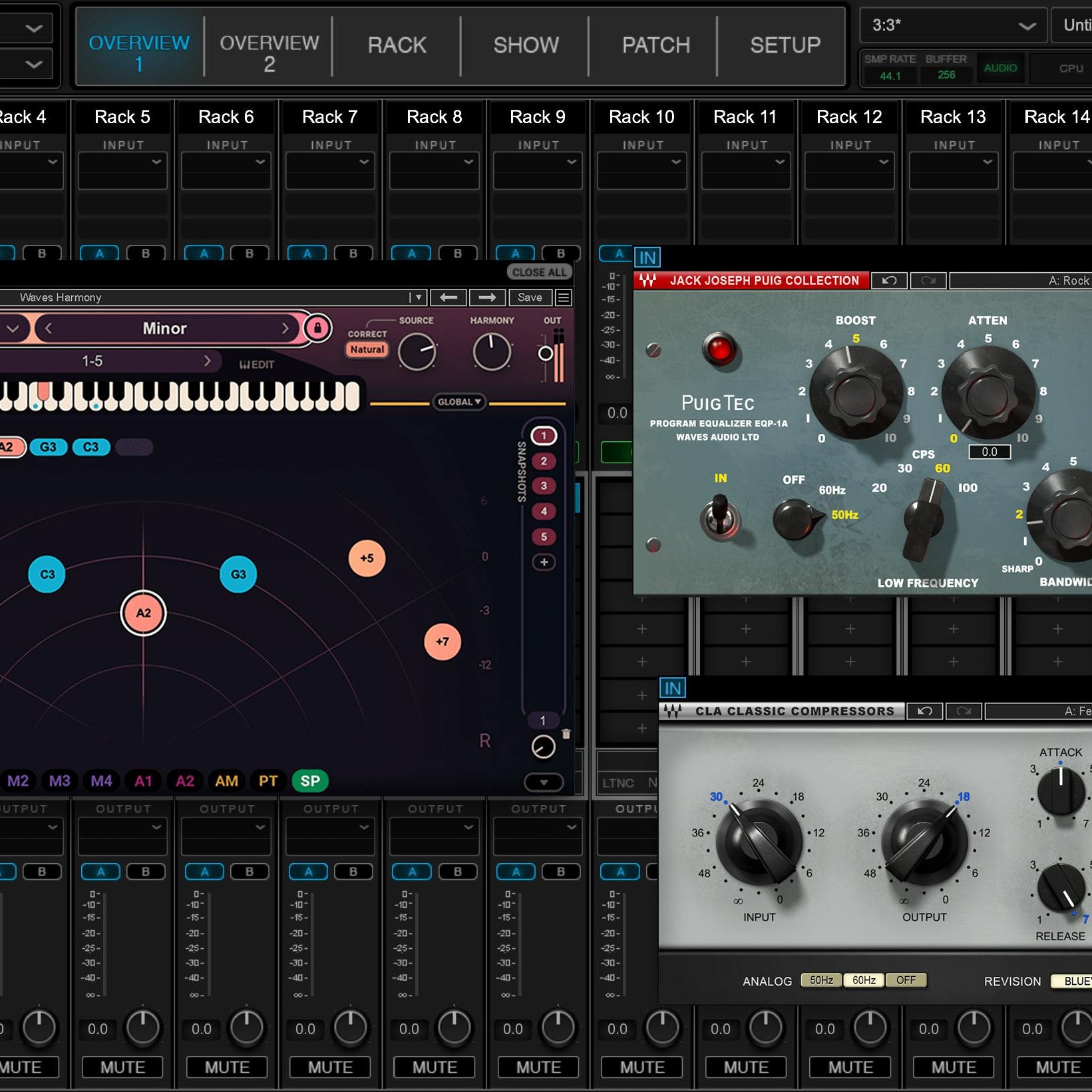 WAVES Virtual Processors Waves SuperRack Performer: Live Sound Rack