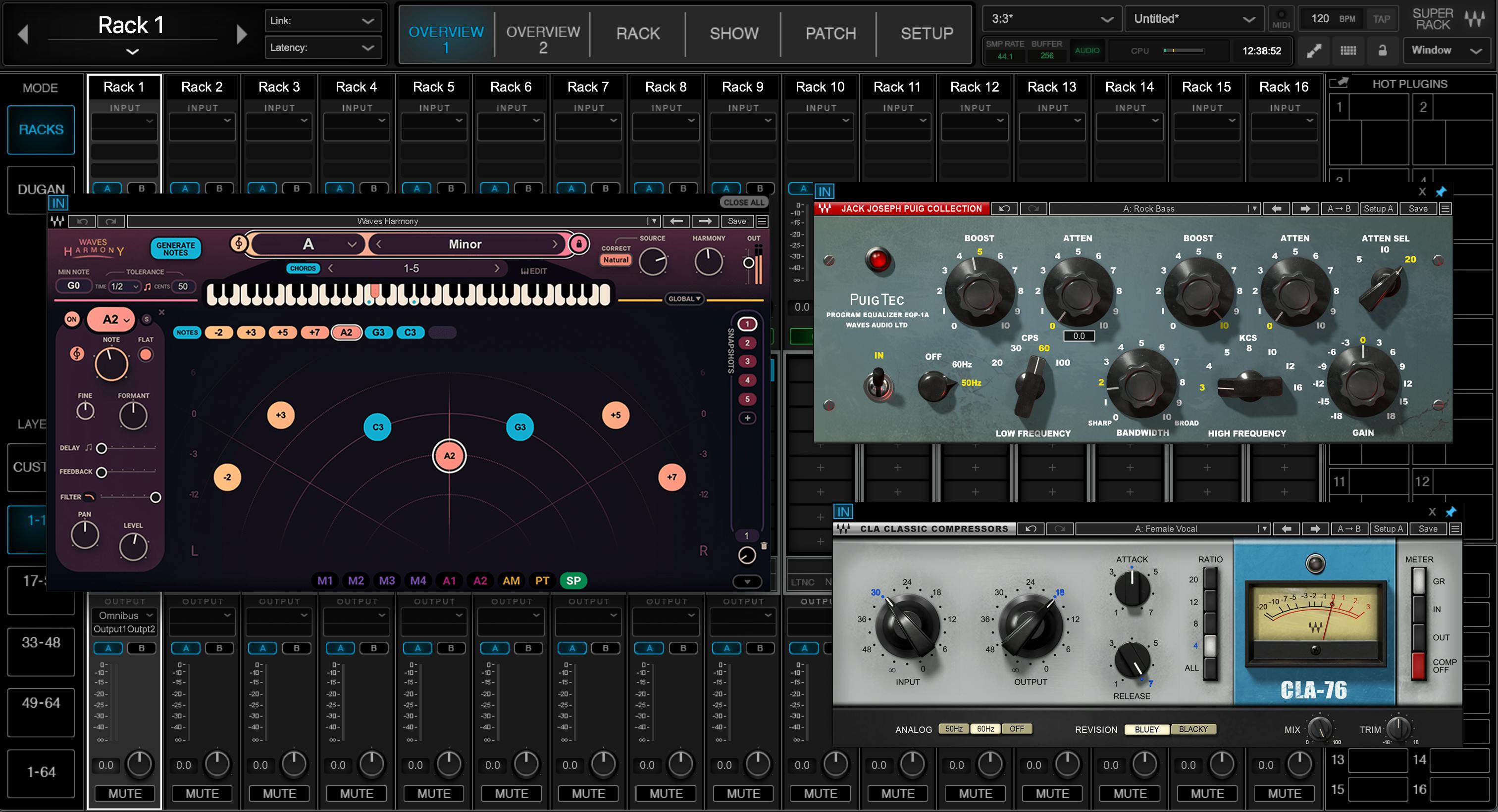 WAVES Virtual Processors Waves SuperRack Performer: Live Sound Rack